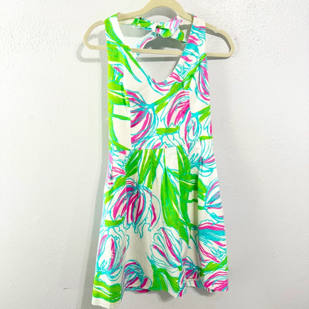 Lilly Pulitzer Ross sing halter dress size 8